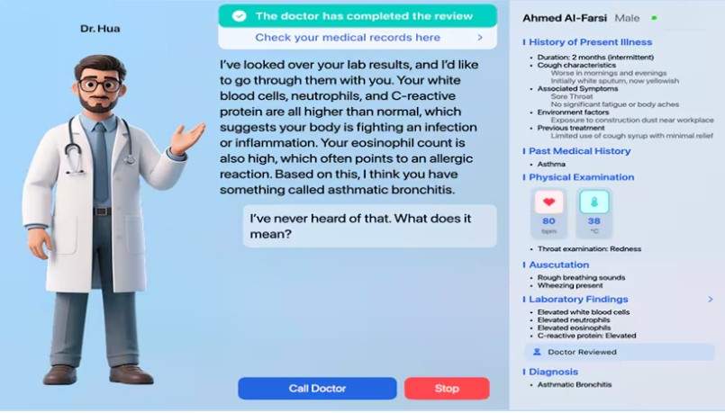 Dr Hua.jpg - Saudijska Arabija otvorila prvu kliniku s AI doktorom